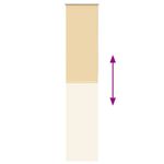 Casa si Gradina - Textile si covoare - Rulouri si jaluzele - Jaluza cu role opace bej 60x230 cm latime material 55,7 cm - Infinity.ro