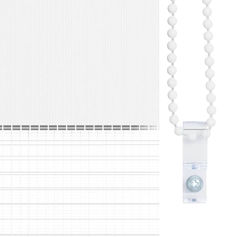 Casa si Gradina - Textile si covoare - Rulouri si jaluzele - Jaluzea tip zebra alb latime tesatura 160,9 cm poliester, mărime 165x100 cm - Infinity.ro