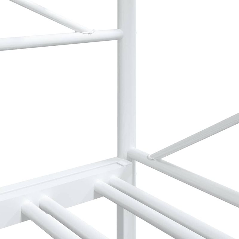 Casa si Gradina - Mobilier - Paturi si accesorii - Paturi - Pat de zi cu suvit fara saltea Alb 90x190 cm Otel - Infinity.ro