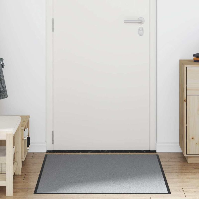 Casa si Gradina - Textile si covoare - Covoare - Covorase intrare - Pres gri 90x120 cm - Infinity.ro