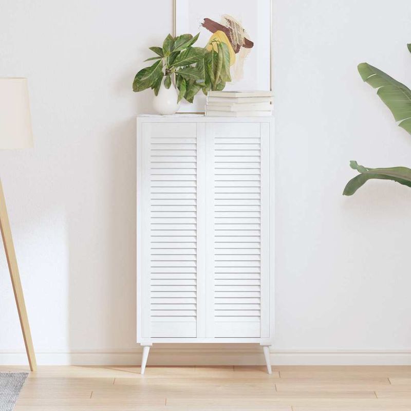 Casa si Gradina - Mobilier - Dulapuri si sifoniere - Dulapuri - Usi de dulap design cu perioare 2 buc Alb 99x29,5 cm - Infinity.ro