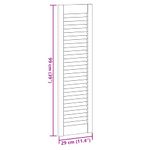 Casa si Gradina - Mobilier - Dulapuri si sifoniere - Dulapuri - Usi de dulap design cu perioare 2 buc Alb 99x29,5 cm - Infinity.ro