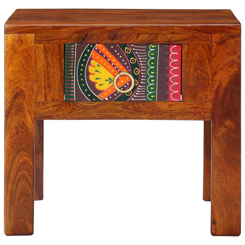 Casa si Gradina - Mobilier - Comode si corpuri - Noptiere - Noptiera 2 buc 40x40x36 cm lemn masiv de salcam - Infinity.ro