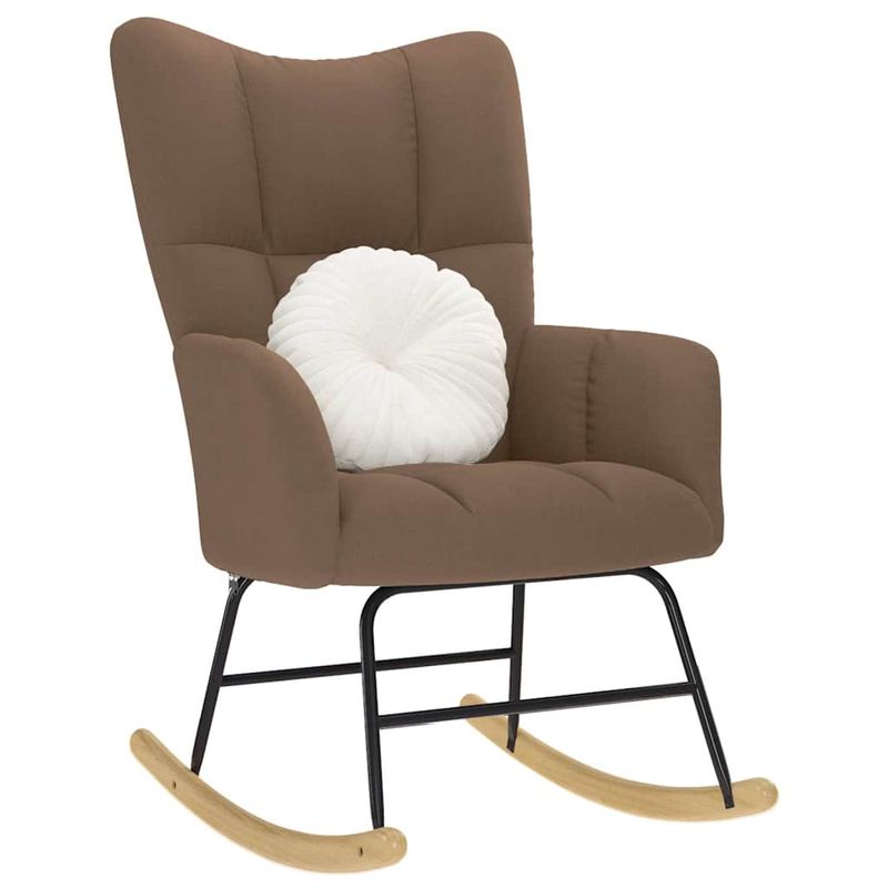 Casa si Gradina - Gradina si terasa - Balansoare si hamace - Balansoare - Scaun balansoar, maro, material textil - Infinity.ro