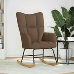 Casa si Gradina - Gradina si terasa - Balansoare si hamace - Balansoare - Scaun balansoar, maro, material textil - Infinity.ro