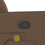 Ingrijire personala si Cosmetice - Sanatate si wellness - Articole wellness - Fotolii de masaj - Fotoliu de masaj rabatabil, maro, material textil - Infinity.ro