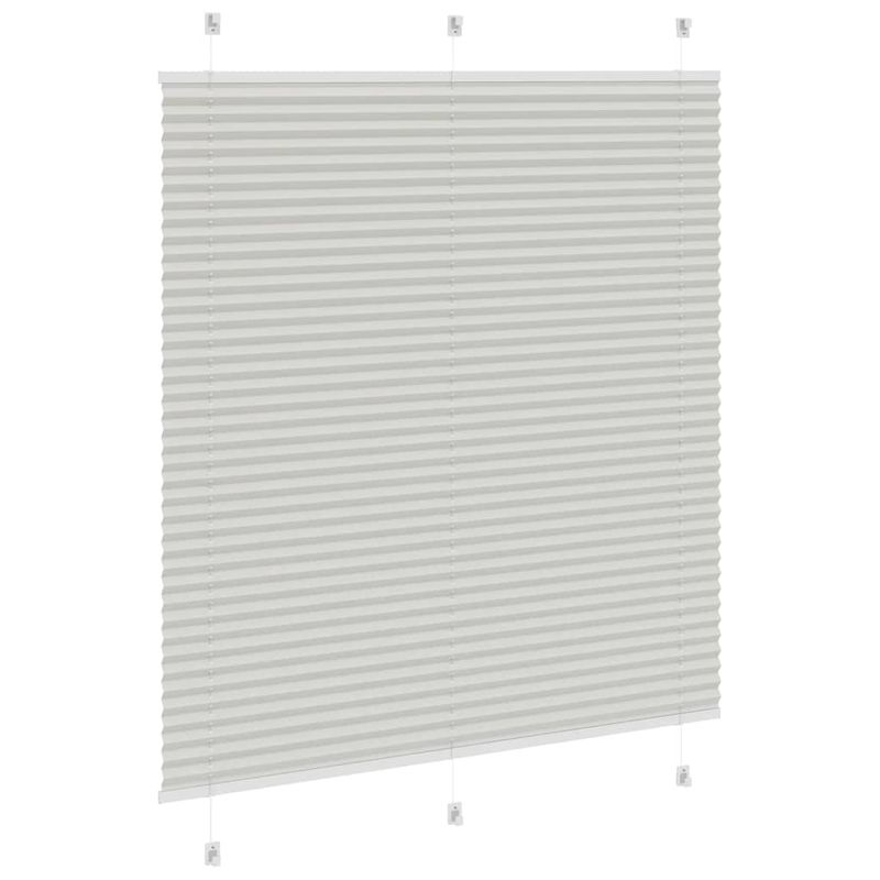 Casa si Gradina - Textile si covoare - Rulouri si jaluzele - Jaluza plisata gri deschis 115x150 cm Latime tesatura 114,4 cm - Infinity.ro