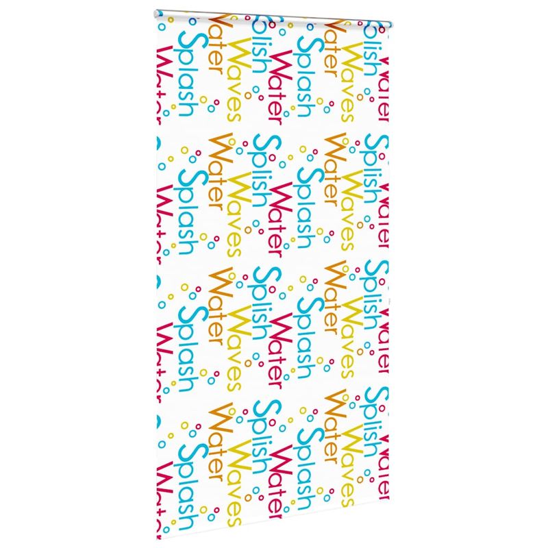 Casa si Gradina - Textile si covoare - Rulouri si jaluzele - Jaluza cu role de dus cu caseta 130x240cm latime material 126cm, cuvinte colorate - Infinity.ro
