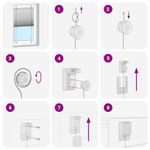 Casa si Gradina - Textile si covoare - Rulouri si jaluzele - Jaluza plisata gri deschis 95x150 cm Latime tesatura 94,4cm - Infinity.ro