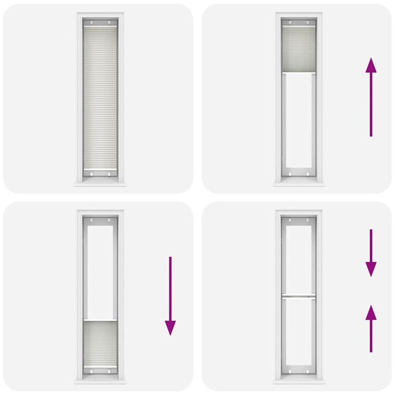 Casa si Gradina - Textile si covoare - Rulouri si jaluzele - Jaluza plisata gri deschis 40x200 cm Latime tesatura 39,4 cm - Infinity.ro