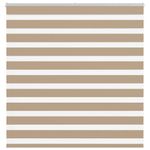 Casa si Gradina - Textile si covoare - Rulouri si jaluzele - Jaluzea tip zebra 140x100 cm latime tesatura 135,9 cm poliester, sand brown - Infinity.ro
