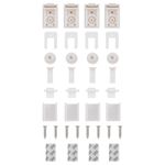 Casa si Gradina - Textile si covoare - Rulouri si jaluzele - Jaluza plisata gri deschis 40x200 cm Latime tesatura 39,4 cm - Infinity.ro