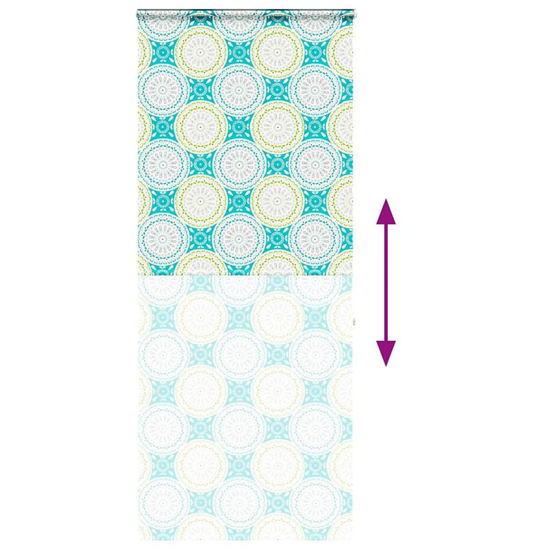 Casa si Gradina - Textile si covoare - Rulouri si jaluzele - Jaluza cu role de dus cu caseta 90x240 cm latime material 86 cm, ornament - Infinity.ro