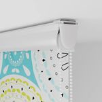 Casa si Gradina - Textile si covoare - Rulouri si jaluzele - Jaluza cu role de dus cu caseta 90x240 cm latime material 86 cm, ornament - Infinity.ro