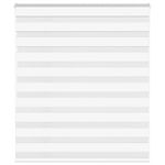 Casa si Gradina - Textile si covoare - Rulouri si jaluzele - Jaluzea tip zebra alb latime tesatura 125,9 cm poliester, mărime 130x100 cm - Infinity.ro