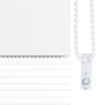 Casa si Gradina - Textile si covoare - Rulouri si jaluzele - Jaluzea tip zebra alb latime tesatura 125,9 cm poliester, mărime 130x100 cm - Infinity.ro