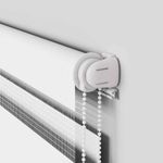 Casa si Gradina - Textile si covoare - Rulouri si jaluzele - Jaluzea tip zebra alb latime tesatura 125,9 cm poliester, mărime 130x100 cm - Infinity.ro