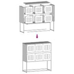 Casa si Gradina - Mobilier - Comode si corpuri - Comode - Dulap, alb, 100,5x39x107 cm, otel laminat la rece - Infinity.ro