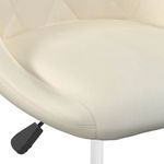 Casa si Gradina - Mobilier - Scaune si fotolii - Scaune - Scaune de bucatarie pivotante, 2 buc., crem, catifea - Infinity.ro