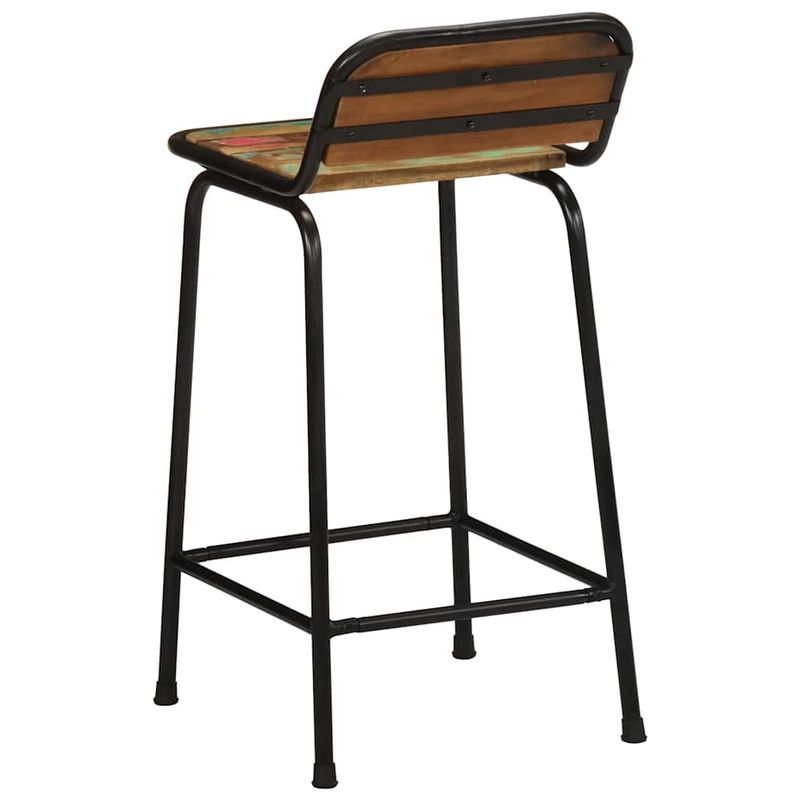 Casa si Gradina - Mobilier - Scaune si fotolii - Scaune - Scaune de bar 2 buc 46x35,5x80 cm lemn masiv recuperat - Infinity.ro