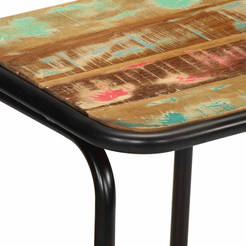 Casa si Gradina - Mobilier - Scaune si fotolii - Scaune - Scaune de bar 2 buc 46x35,5x80 cm lemn masiv recuperat - Infinity.ro