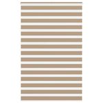 Casa si Gradina - Textile si covoare - Rulouri si jaluzele - Jaluzea tip zebra 140x200 cm latime tesatura 135,9 cm poliester, sand brown - Infinity.ro