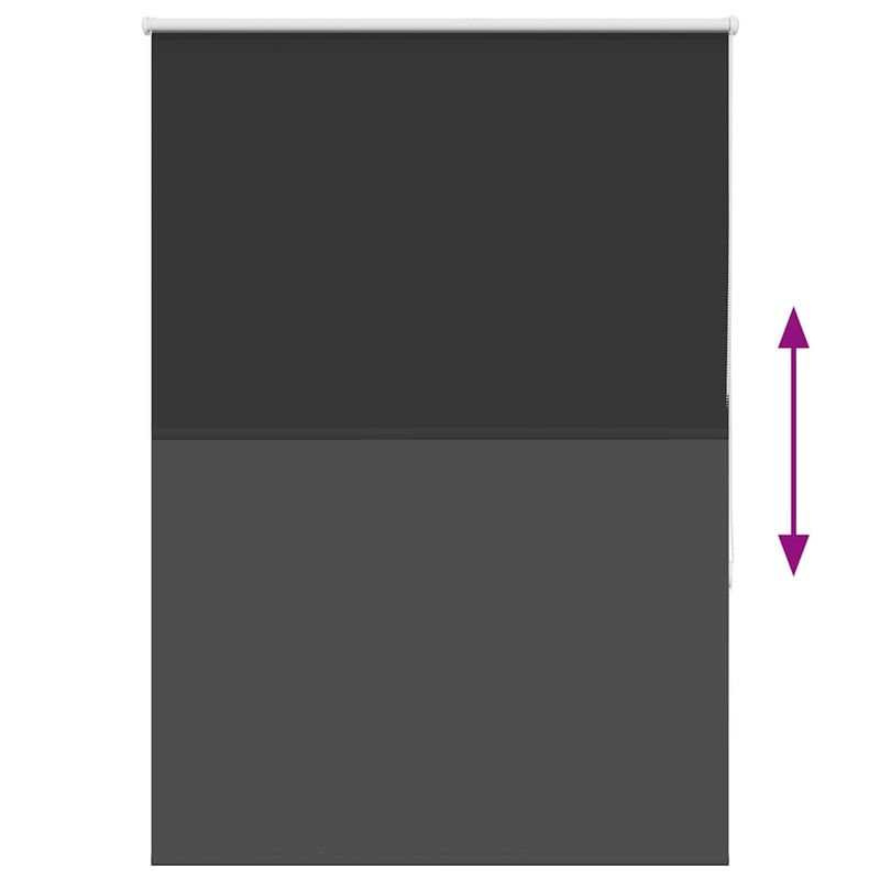 Casa si Gradina - Textile si covoare - Rulouri si jaluzele - Jaluza cu role opace negru 95x130 cm Latime material 90,7 cm - Infinity.ro