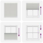 Casa si Gradina - Textile si covoare - Rulouri si jaluzele - Jaluza plisata gri deschis 115x100 cm Latime tesatura 114,4 cm - Infinity.ro