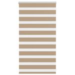 Casa si Gradina - Textile si covoare - Rulouri si jaluzele - Jaluzea tip zebra 80x100 cm latime tesatura 75,9 cm poliester, sand brown - Infinity.ro