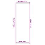 Casa si Gradina - Textile si covoare - Covoare - Covorase intrare - Pres maro 60x180 cm - Infinity.ro