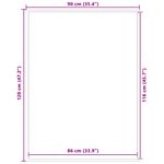 Casa si Gradina - Textile si covoare - Covoare - Covorase intrare - Pres negru 90x120 cm - Infinity.ro