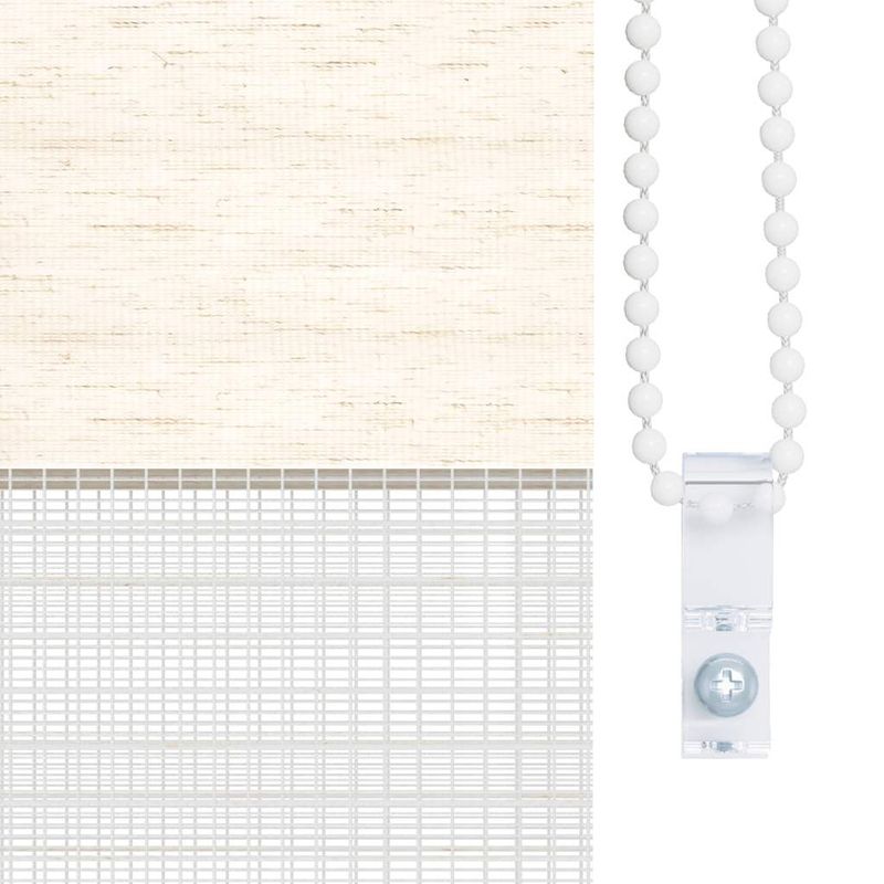 Casa si Gradina - Textile si covoare - Rulouri si jaluzele - Jaluzea tip zebra 165x230 cm latime tesatura 160,9 cm poliester, bej marmorat - Infinity.ro