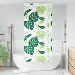 Casa si Gradina - Textile si covoare - Rulouri si jaluzele - Jaluza cu role de dus cu caseta 110x240cm latime material 106cm, frunze verzi - Infinity.ro