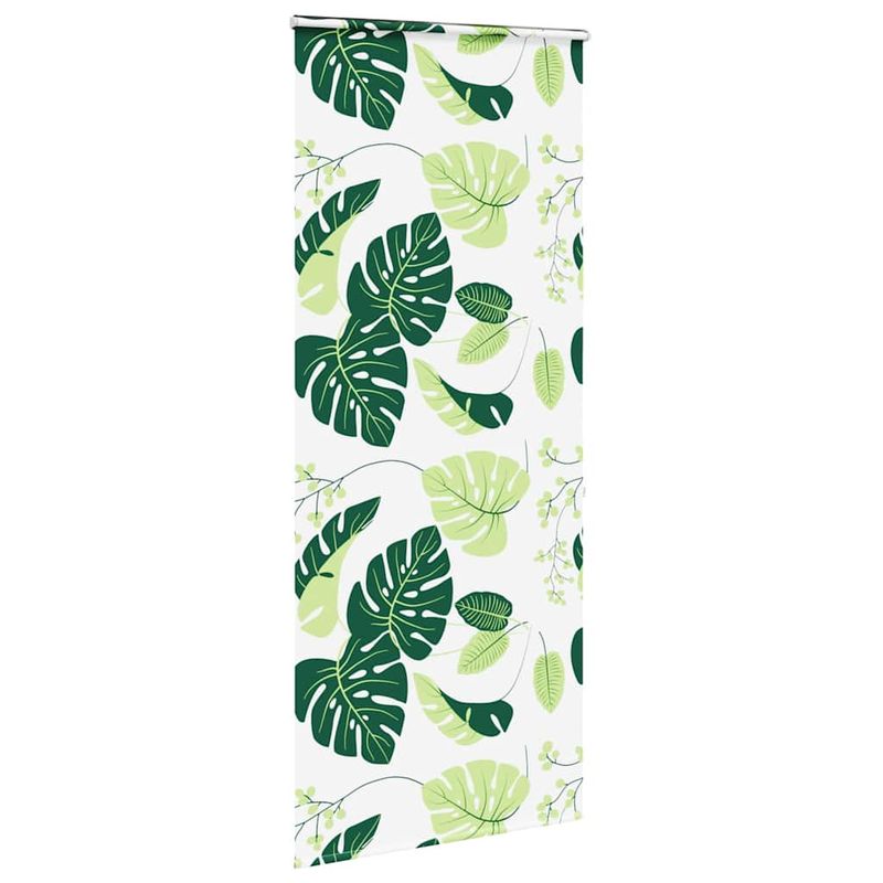 Casa si Gradina - Textile si covoare - Rulouri si jaluzele - Jaluza cu role de dus cu caseta 110x240cm latime material 106cm, frunze verzi - Infinity.ro