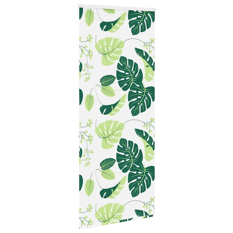 Casa si Gradina - Textile si covoare - Rulouri si jaluzele - Jaluza cu role de dus cu caseta 110x240cm latime material 106cm, frunze verzi - Infinity.ro