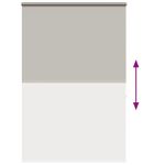 Casa si Gradina - Textile si covoare - Rulouri si jaluzele - Jaluza cu role de dus cu caseta 150x240cm latime material 146cm, gri deschis - Infinity.ro