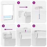 Casa si Gradina - Textile si covoare - Rulouri si jaluzele - Jaluza cu role de dus cu caseta 150x240cm latime material 146cm, scoică - Infinity.ro