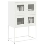 Casa si Gradina - Mobilier - Comode si corpuri - Corpuri bucatarie - Dulap inalt, alb, 68x39x107 cm, otel - Infinity.ro