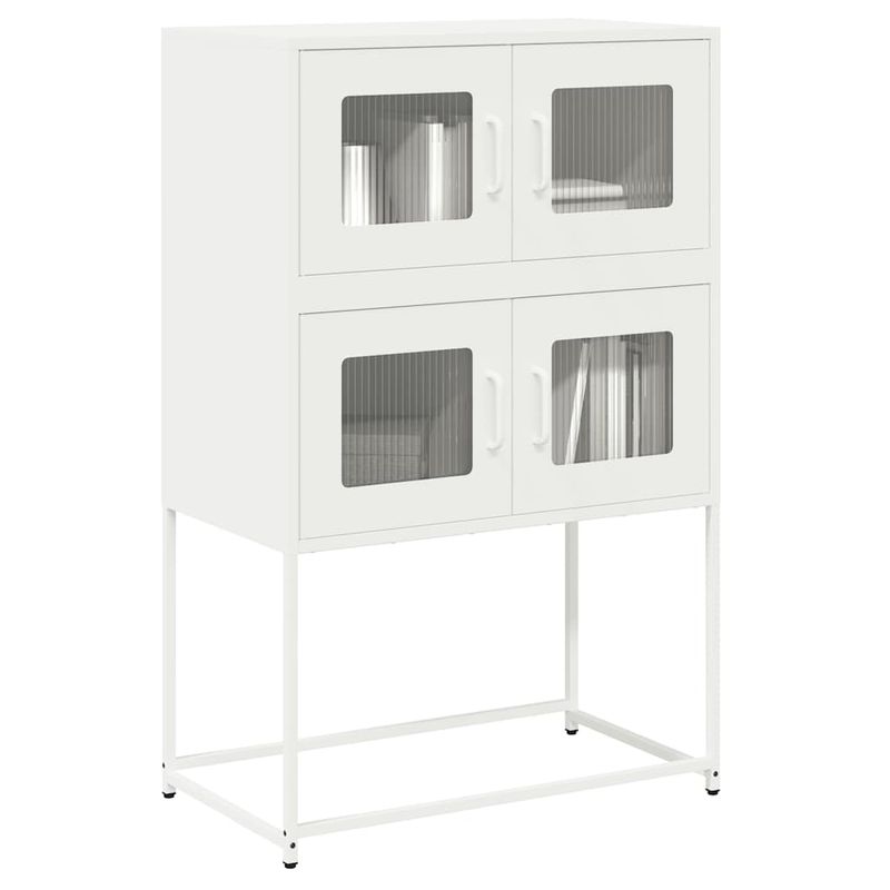 Casa si Gradina - Mobilier - Comode si corpuri - Corpuri bucatarie - Dulap inalt, alb, 68x39x107 cm, otel - Infinity.ro