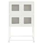 Casa si Gradina - Mobilier - Comode si corpuri - Corpuri bucatarie - Dulap inalt, alb, 68x39x107 cm, otel - Infinity.ro