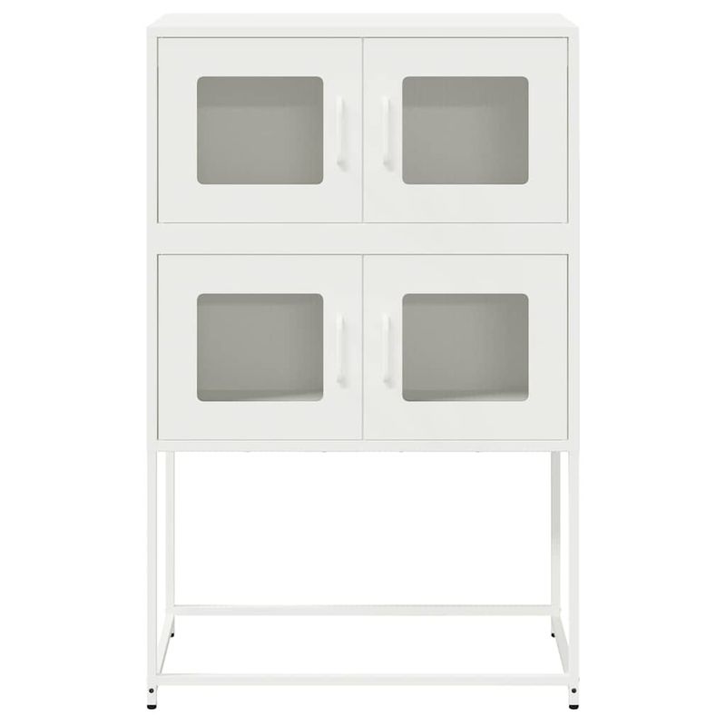 Casa si Gradina - Mobilier - Comode si corpuri - Corpuri bucatarie - Dulap inalt, alb, 68x39x107 cm, otel - Infinity.ro