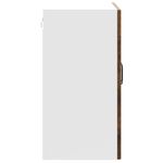 Casa si Gradina - Mobilier - Comode si corpuri - Corpuri bucatarie - Dulap de bucatarie "Lucca" din lemn de stejar afumat, model 1x dulap de perete (2 uși), mărime 80x31x60 cm - Infinity.ro