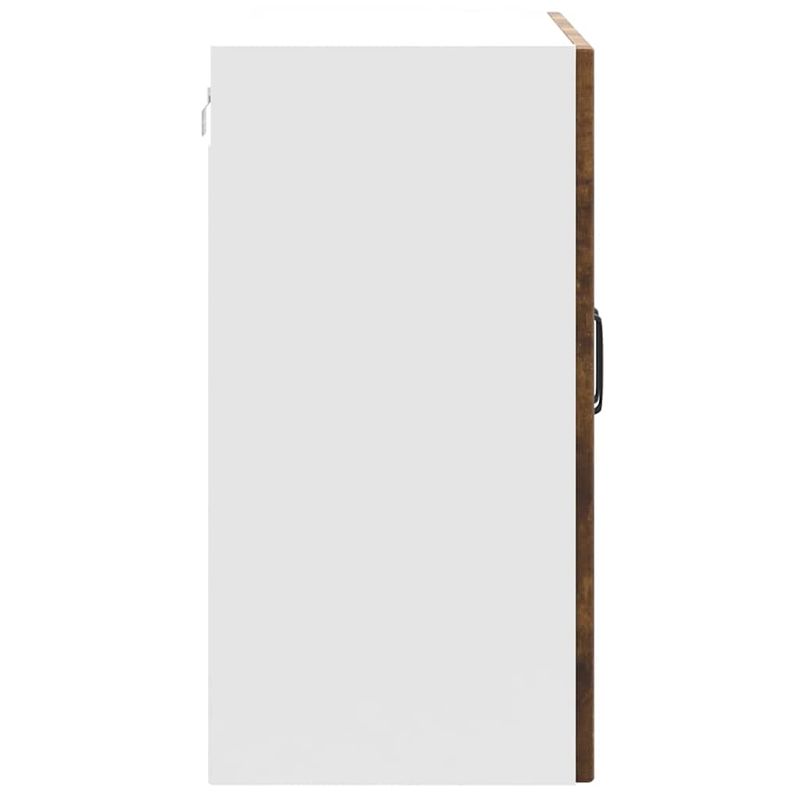 Casa si Gradina - Mobilier - Comode si corpuri - Corpuri bucatarie - Dulap de bucatarie "Lucca" din lemn de stejar afumat, model 1x dulap de perete (2 uși), mărime 80x31x60 cm - Infinity.ro