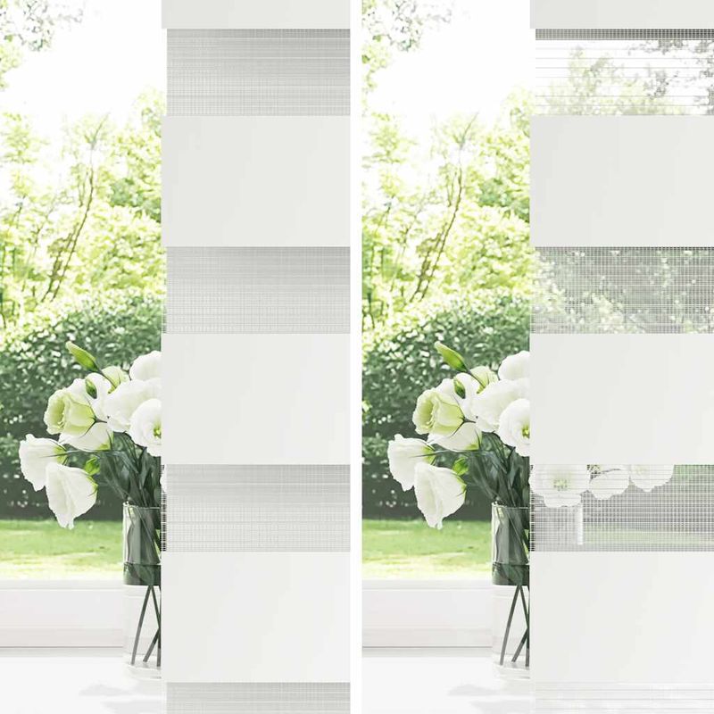 Casa si Gradina - Textile si covoare - Rulouri si jaluzele - Jaluzea tip zebra 135x200 cm latime tesatura 130,9 cm poliester, sand brown - Infinity.ro