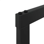 Casa si Gradina - Termice - Sobe, Seminee si accesorii - Accesorii seminee si sobe - Rastel pentru lemne de foc, negru,110x30x61 cm, otel - Infinity.ro