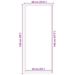 Casa si Gradina - Textile si covoare - Covoare - Covorase intrare - Pres maro 60x150 cm - Infinity.ro