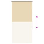 Casa si Gradina - Textile si covoare - Rulouri si jaluzele - Jaluza cu role opace bej 75x150 cm latime material 70,7 cm - Infinity.ro