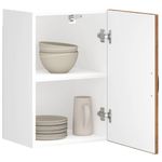 Casa si Gradina - Mobilier - Comode si corpuri - Corpuri bucatarie - Dulap de bucatarie "Lucca" Lemn vechi, lemn prelucrat, model 1x dulap de perete (1 ușă), mărime 40x31x60 cm - Infinity.ro