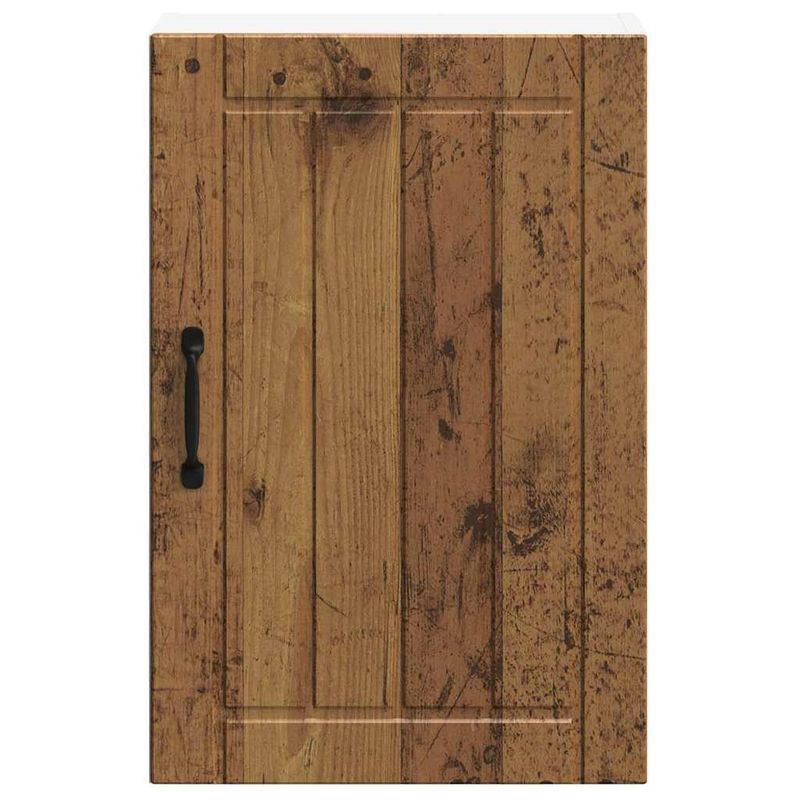 Casa si Gradina - Mobilier - Comode si corpuri - Corpuri bucatarie - Dulap de bucatarie "Lucca" Lemn vechi, lemn prelucrat, model 1x dulap de perete (1 ușă), mărime 40x31x60 cm - Infinity.ro