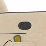 Ingrijire personala si Cosmetice - Sanatate si wellness - Articole wellness - Fotolii de masaj - Fotoliu rabatabil de masaj, crem, material textil - Infinity.ro